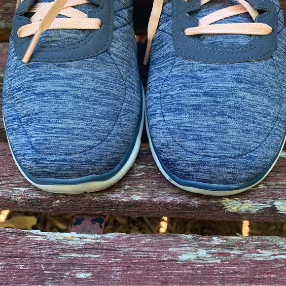 Skechers Womens Flex Appeal 2.0 | Size 11 |  Navy / Pink - Picture 4 of 9